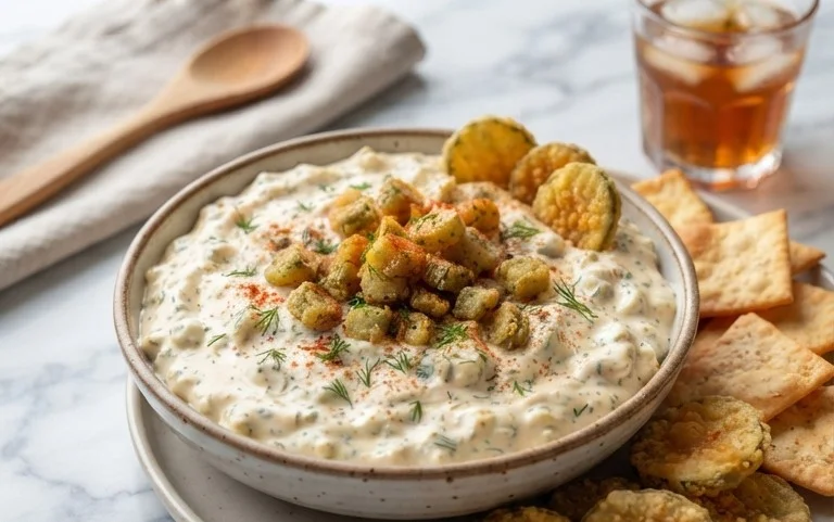 Easy Fried Pickle Dip (Dairy-Free Option)