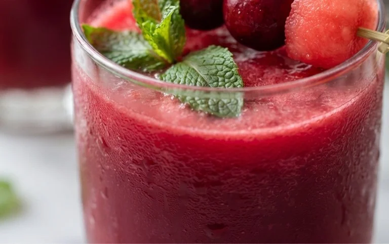 Watermelon Cherry Berry Beet Juice