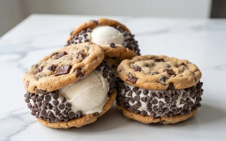 Cookie Ice Cream Sandwiches (Like a Chipwich!)