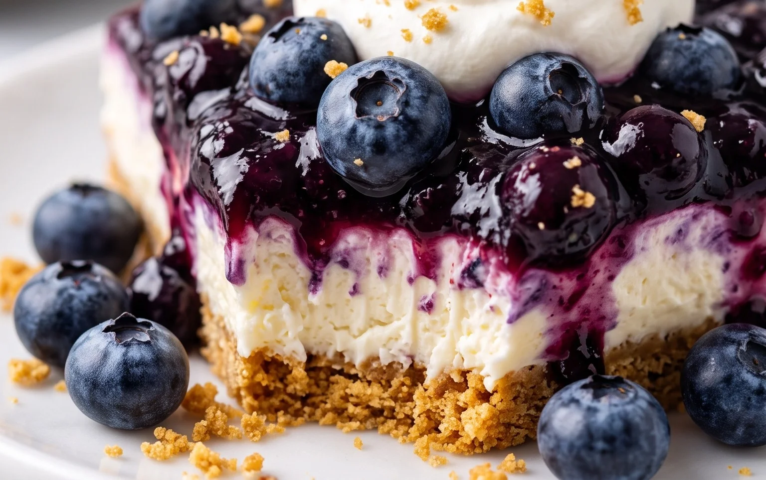 No-Bake Blueberry Yum Yum
