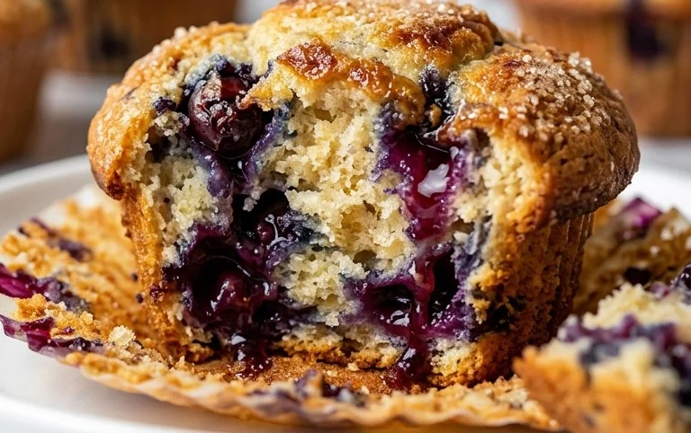 Homemade Blueberry Muffins