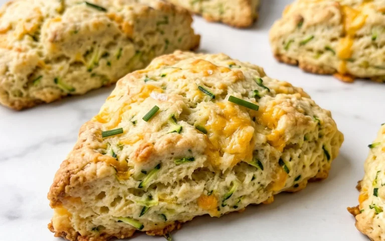 Zucchini Cheddar Scones