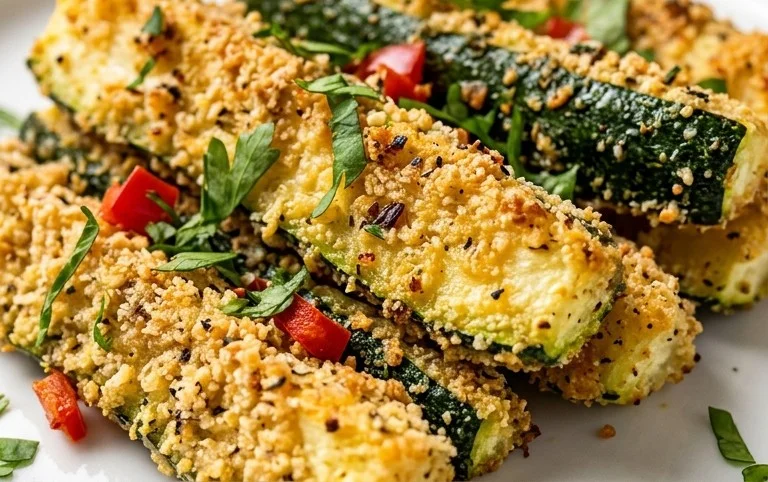Baked Zucchini Sticks (Oven or Air Fryer)
