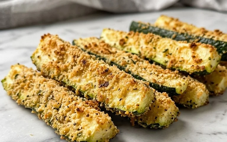 Baked Zucchini Sticks (Oven or Air Fryer)