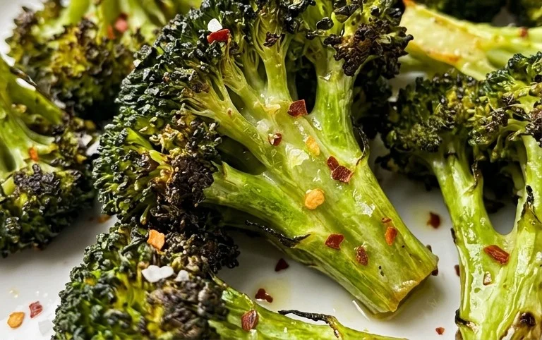 Oven Roasted Broccoli (Baked Broccoli)