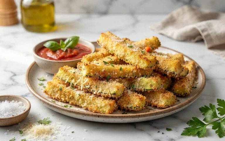 Baked Parmesan Zucchini Fries