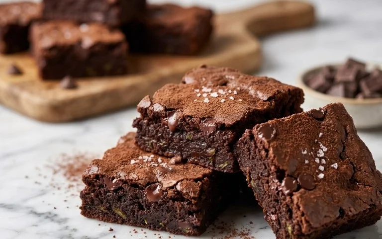 Secretly Healthy Zucchini Brownies